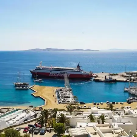 Sunset Breeze And Mykonos Town